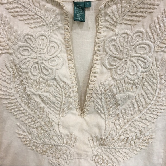 Ralph Lauren green label cream embroidered shirt - Picture 2 of 14